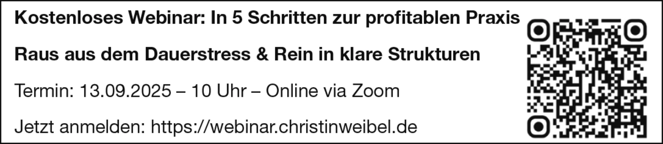 Kostenloses Webinar